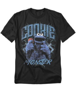 Sesame Street Cookie Monster Heavy Metal T-Shirt