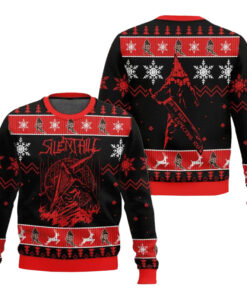 Silent Hill 2 White Pyramid Head Ugly Christmas Sweater