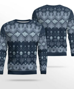 Space Wolves of Winter Ugly Christmas Sweater