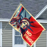 Statue of Liberty-No Kings House Flag