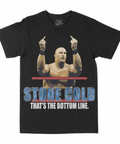 Stone Cold "Bottom Line" Graphic T-Shirt