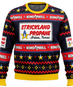 Strickland Propane Arlen Texas King of The Hill Ugly Christmas Sweater
