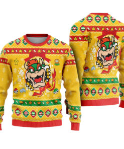 Super Mario Bros Ugly Christmas Sweater