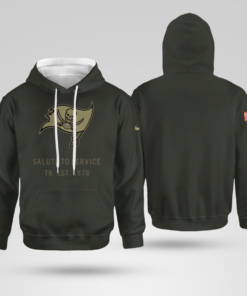 Tampa Bay Buccaneers Forest Green 2025 Salute to Service Hoodie