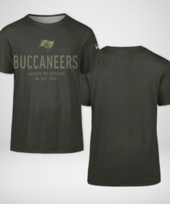 Tampa Bay Buccaneers Forest Green 2025 Salute to Service Shirt