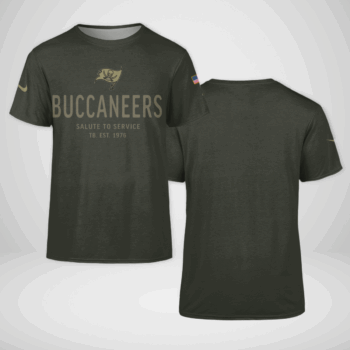 Tampa Bay Buccaneers Forest Green 2025 Salute to Service Shirt