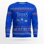 Taters Potatoes Ugly Sweater- Taters Potatoes Sweater- Christmas Sweater- Lord Of The Rings Blue