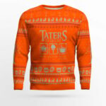 Taters Potatoes Ugly Sweater- Taters Potatoes Sweater- Christmas Sweater- Lord Of The Rings Orange