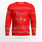 Taters Potatoes Ugly Sweater- Taters Potatoes Sweater- Christmas Sweater- Lord Of The Rings Red