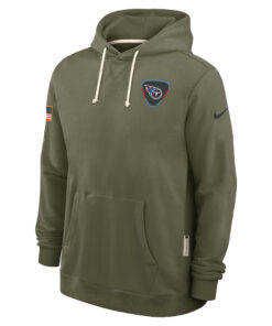 Tennessee Titans Olive 2025 Salute to Service Hoodie