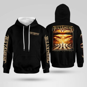 Testament Para Bellum Album Merch Zip Hoodie