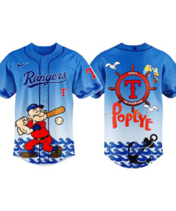 Texas Rangers x Popeye Baseball Jersey