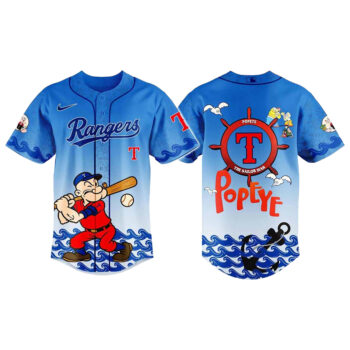 Texas Rangers x Popeye Baseball Jersey
