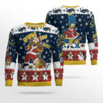The Simpsons Duff the Halls Ugly Christmas Sweater