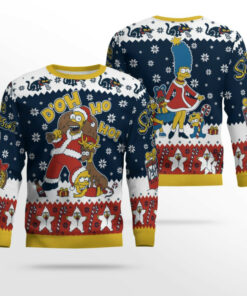 The Simpsons Duff the Halls Ugly Christmas Sweater