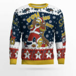 The Simpsons Duff the Halls Ugly Christmas Sweater
