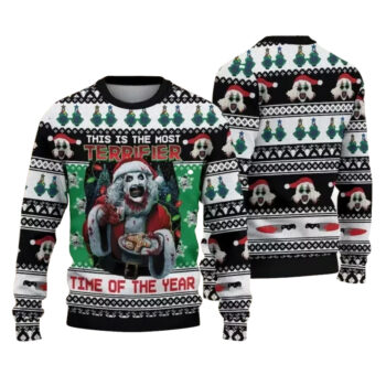 This is The Most Terrifier Time Of The Year Ugly Christmas Sweater