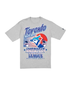 Toronto Blue Jays American League Heather Gray T-Shirt