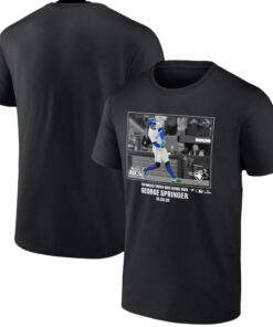 Toronto Blue Jays George Springer Black 2025 American League Champions Moments T-Shirt