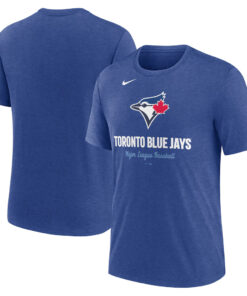 Toronto Blue Jays Heather Royal T-Shirt