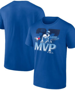 Toronto Blue Jays Vladimir Guerrero Jr. Royal 2025 American League Championship Series MVP T-Shirt