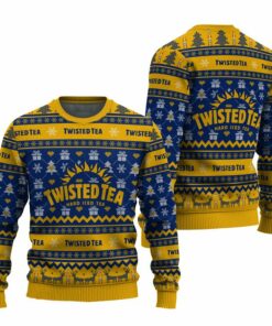 Twisted Tea Snowing Christmas Ugly Sweater