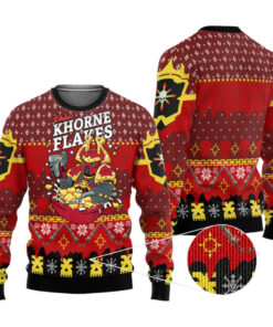 Warhammer Chaos Khorne Flakes Iconic - Ugly Christmas Sweater
