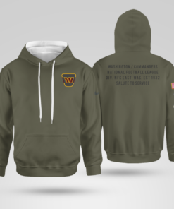 Washington Commanders Olive 2025 Salute to Service Hoodie