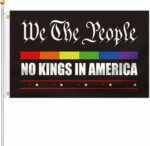 We The People No Kings In America Flag