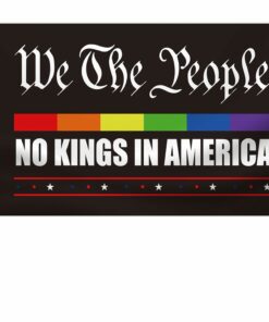 We The People No Kings In America Flag