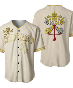 White Sox Vatican City Connect Baseball Jersey