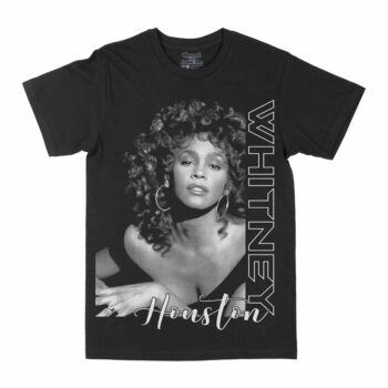 Whitney Houston Black Graphic T-Shirt
