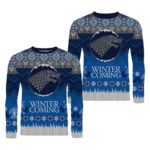Winter Is Coming Stark Ugly Christmas Sweater