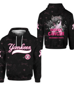 Yankees Breast Cancer Awareness Month 2025 Hoodie