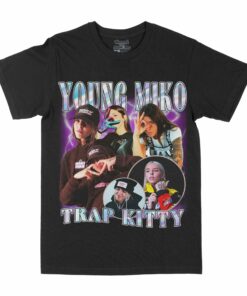 Young Miko "Trap Kitty" Graphic T-Shirt