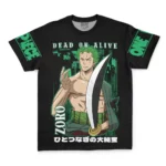 Zoro-Dead-Or-Alive-One-Piece_Streetwear-T-Shirt-FRONT.webp