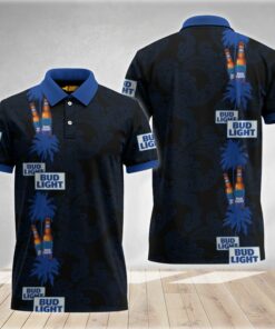 Tropical Bud Light Is With You Polo Shirt
