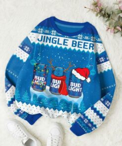 Bud Light Jingle Beer Ice Snow Ugly Sweater
