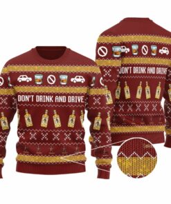 Caption Morgan Don't Drink And Drive Ugly Sweater