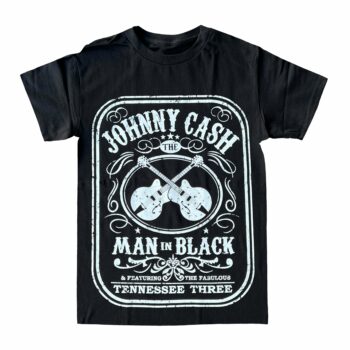 Johnny Cash Man In Black Graphic T-Shirt