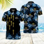 Corona Extra Blue Hibiscus Polo Shirt
