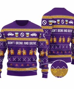 Crown Royal Don't Drink And Drive Ugly Sweater