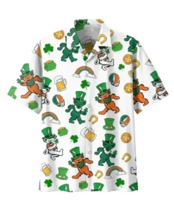 Grateful Dead St. Patrick's Day Hawaiian Shirt
