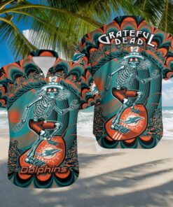 Miami Dolphins Grateful Dead Hawaiian Shirt