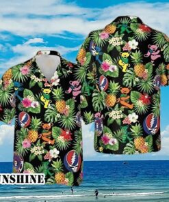 Tropical Fruit Grateful Dead Rock Band All Printed Hawaiian Shirt