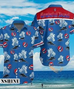 Rock Band Logo Grateful Dead Hawaiian Shirt
