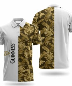 Guinness Swiss Cheese Leaf Polo Shirt
