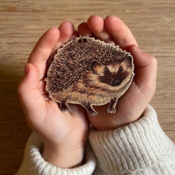 Woodland animal Christmas decoration-badger