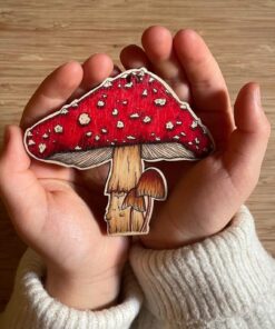 Woodland animal Christmas decoration-mushroom