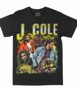 J.Cole Yellow Graphic T-Shirt